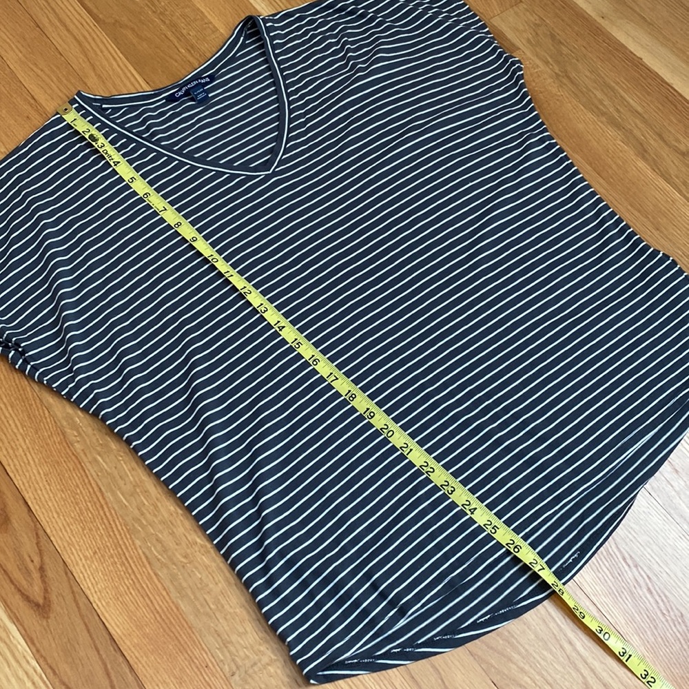 Calvin Klein Jeans Striped Tee Size XL - Picture 7 of 8